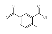 4-fluorobenzene-1,3-dicarbonyl chloride结构式