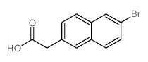 2-(6-溴萘-2-基)乙酸结构式