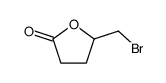 5-Bromomethyltetrahydrofuran-2-one结构式