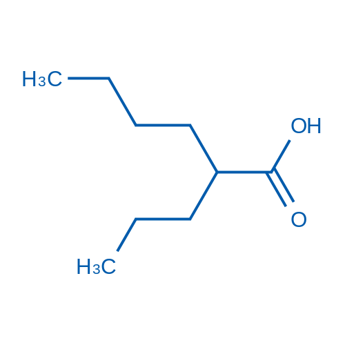 2-丙基己酸结构式