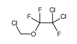 chloromethyl 2,2-dichloro-1,1,2-trifluoroethyl ether结构式