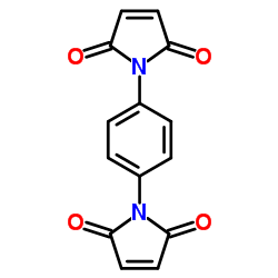 N,N'-(1,4-亚苯基)双马来酰亚胺结构式