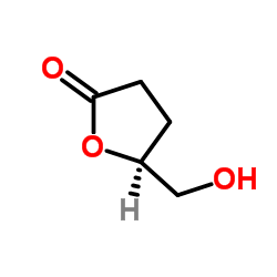 (S)-5-羟甲基二氢呋喃-2-酮结构式