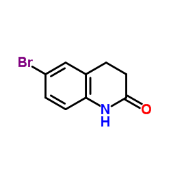 6-溴-1,2,3,4-四氢-2-喹啉酮结构式