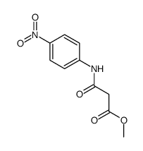 methyl 3-(4-nitroanilino)-3-oxopropanoate结构式
