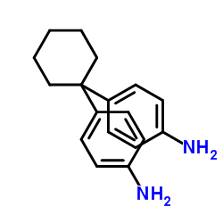 1,1-二(4-氨基苯基)环己烷结构式
