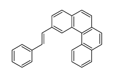 2-[(E)-2-phenylethenyl]benzo[c]phenanthrene结构式