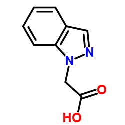 吲唑-1-乙酸结构式