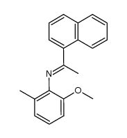 N-(1-(1-Naphthyl)ethylidene)2'-methoxy-6'-methylaniline结构式