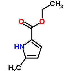 5-甲基吡咯-2-甲酸乙酯结构式