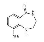 9-氨基-1,2,3,4-四氢-1,4-苯并二氮杂-5-酮结构式