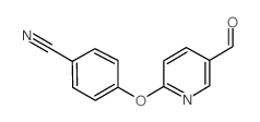 4-[(5-FORMYL-2-PYRIDINYL)OXY]BENZENECARBONITRILE结构式