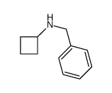 N-Cyclobutylbenzenemethanamine结构式