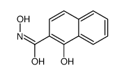 N,1-dihydroxynaphthalene-2-carboxamide结构式