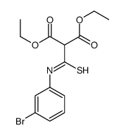 diethyl 2-[(3-bromophenyl)carbamothioyl]propanedioate结构式