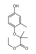 2-(4-羟基-2-甲基苯氧基)-2-甲基丙酸乙酯结构式
