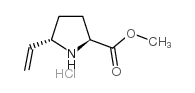 5-ethenyl-l-proline methyl ester hydrochloride结构式