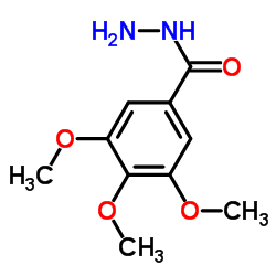 3,4,5-三甲氧基苯甲酰肼结构式