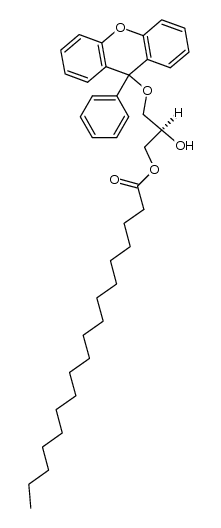 1-O-(9-Phenylxanthen-9-yl)-3-O-stearoyl-sn-glycerol结构式