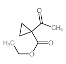 1-乙酰基环丙烷羧酸乙酯结构式