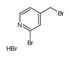PYRIDINE,2-BROMO-4-(BROMOMETHYL)-,HYDROBROMIDE结构式