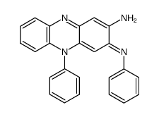 5-phenyl-3-phenylimino-3,5-dihydro-phenazine-2-ylamine结构式