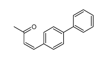 (E)-4-(4-phenylphenyl)but-3-en-2-one结构式