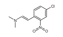 5-chloro-trans-2-[β-(dimethylamino)vinyl]-nitrobenzene结构式