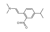 trans-&beta;-dimethylamino-4-isopropyl-2-nitrostyrene结构式