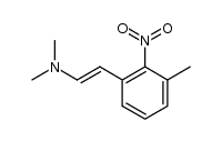 trans-β-dimethylamino-3 -methyl-2-nitrostyrene结构式