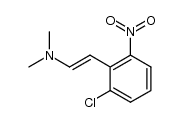 3-chloro-trans-2-[β-(dimethylamino)vinyl]-nitrobenzene结构式