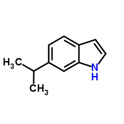 6-异丙基吲哚结构式