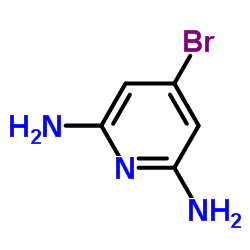 4-溴-2,6-二氨基吡啶结构式