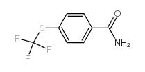 4-(三氟甲硫基)苯甲酰胺结构式