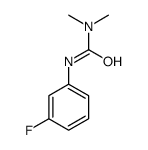 3-(3-fluorophenyl)-1,1-dimethylurea结构式