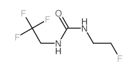 3-(2-fluoroethyl)-1-(2,2,2-trifluoroethyl)urea结构式