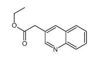 ethyl 2-(quinolin-3-yl)acetate结构式