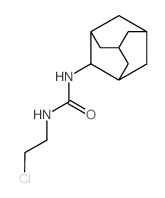 Urea,N-(2-chloroethyl)-N'-tricyclo[3.3.1.13,7]dec-2-yl-结构式