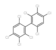 2,2',3,3',4,4',6,6'-八氯联苯结构式