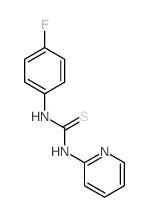 3-(4-fluorophenyl)-1-pyridin-2-yl-thiourea结构式