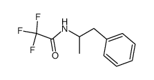 2,2,2-trifluoro-N-(1-methyl-2-phenylethyl)acetamide结构式