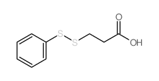 3-phenyldisulfanylpropanoic acid结构式