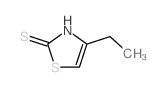 4-ethyl-3H-1,3-thiazole-2-thione结构式