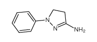 3-氨基-4,5-二氢-1-苯基吡唑结构式