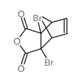 meso-2-exo,3-exo-dibromobicyclo[2.2.1]hept-5-ene-2-endo,3-endo-dicarboxylic anhydride结构式