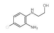 Ethanol,2-[(2-amino-4-chlorophenyl)amino]-结构式