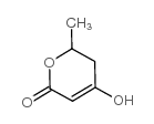 5,6-二氢-4-羟基-6-甲基-2H-吡喃-2-酮结构式