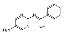 2-(N-苯甲酰基)-氨基-5-氨基嘧啶结构式