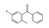 5-fluoro-2-methylbenzophenone结构式