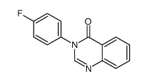 3-(4-fluorophenyl)quinazolin-4-one结构式
